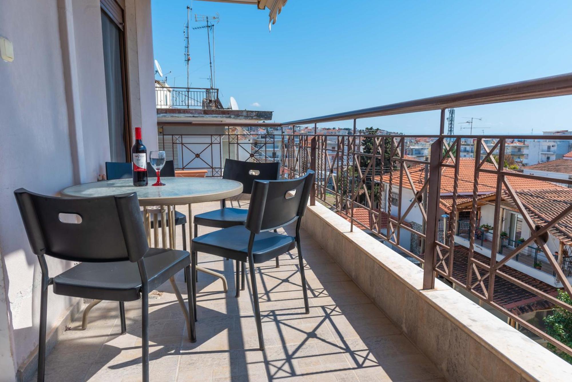 Apartament Infinity Stars Sea View Nea Kallikrateia Zewnętrze zdjęcie